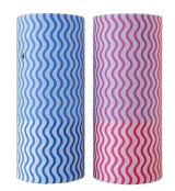 Shiuli Non Woven Washable and Reusable Kitchen Towel Roll - Pack of 2, 60 Pulls Per Roll